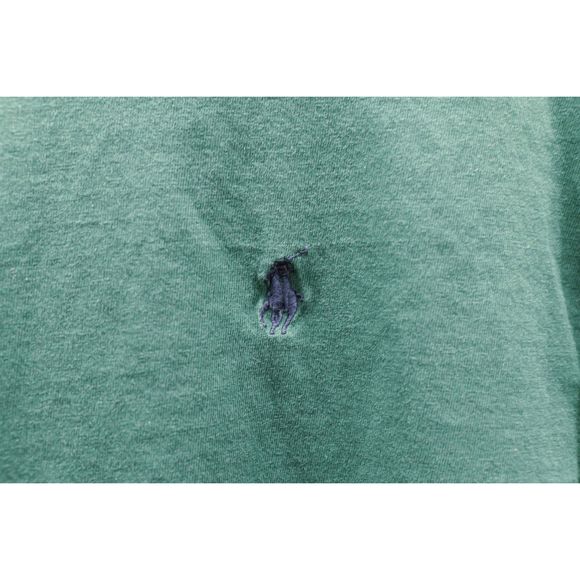Polo Ralph Lauren Green Long Sleeve Crew Neck T-Shirt Mens Size Large - Picture 3 of 5